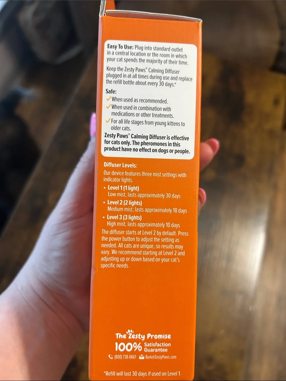 Calming Diffuser for Cats - Orange